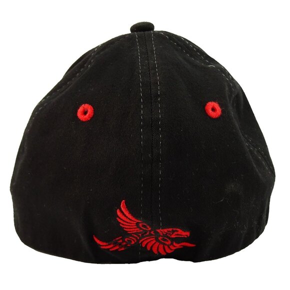 Native North West Red Raven Hat MD/LG Indigenous Art Baseball Cap Vancouver BC - Picture 4 of 8